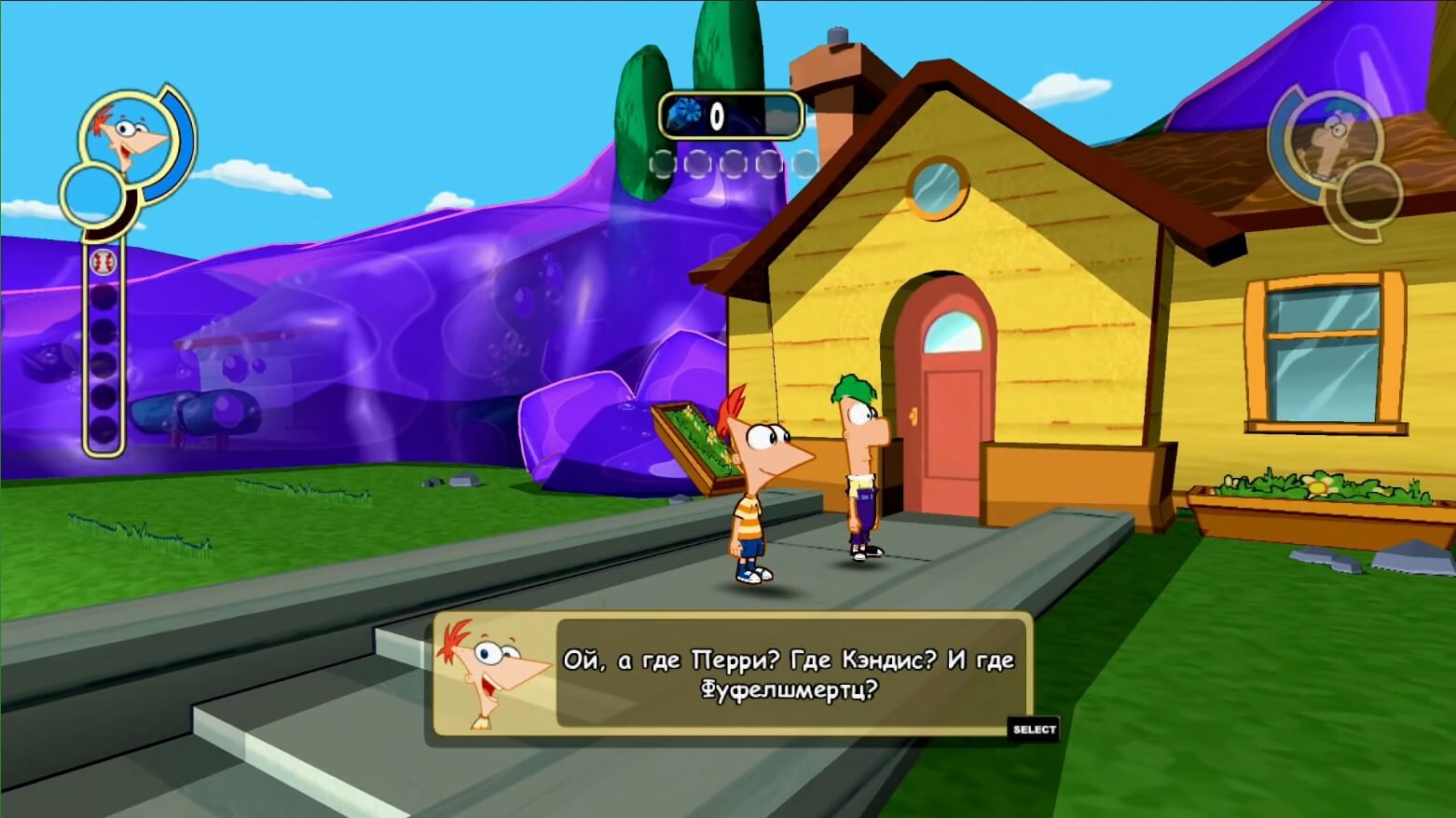 Phineas and Ferb Across the 2nd Dimension - геймплей игры на PlayStation 3